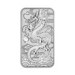 Zilveren munt baar Rectangular Dragon 2018 1 troy ounce, Verzenden