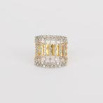 Ring - 14 karaat Geel goud - 1.47ct. tw. Diamant, Sieraden, Tassen en Uiterlijk, Ringen, Nieuw
