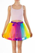 Tutu Regenboog Petticoat 98 104 110 116 Tule Rokje Gekleurde, Ophalen of Verzenden, Nieuw, Meisje