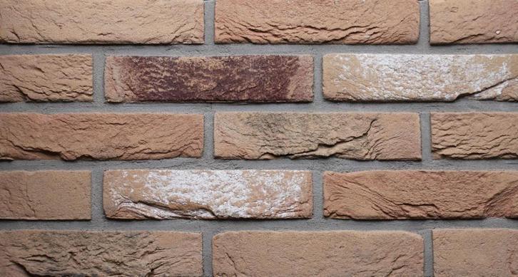 art 8213 handvorm geel bont genuanceerd gevelstenen, Doe-het-zelf en Verbouw, Metselstenen, Bakstenen, Nieuw