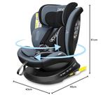 Autostoel - Isofix Autostoeltje - 0-12 jaar - Zwart - Reecle, Kinderen en Baby's, Autostoeltjes, Verzenden, Zo goed als nieuw