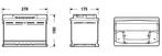 Exide EB740 Accu 74AH Batterij 680A 12V VOLKSWAGEN TRANSP..., Ophalen of Verzenden, Nieuw