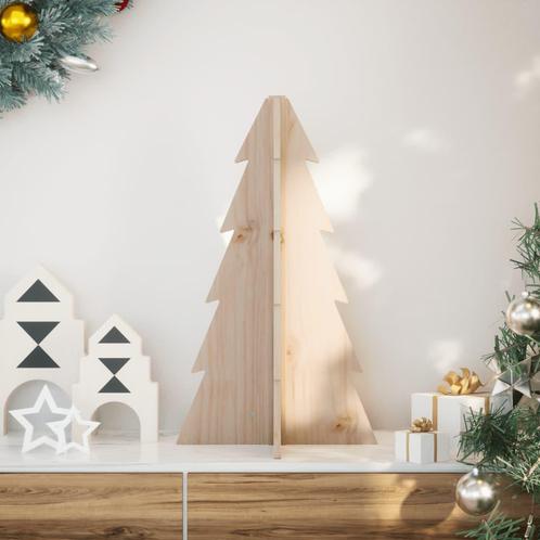 vidaXL Kerstdecoratie kerstboom 69,5 cm massief grenenhout, Diversen, Kerst, Nieuw, Verzenden