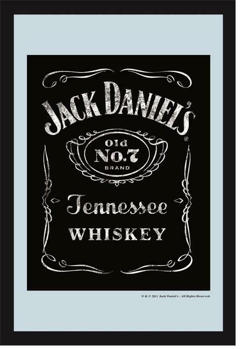 Jack Daniel's no7 spiegel, Huis en Inrichting, Woonaccessoires | Spiegels, Nieuw, Verzenden