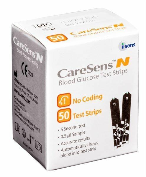 Glucosestrips CareSens N 50 stuks, Diversen, Verpleegmiddelen, Nieuw, Verzenden