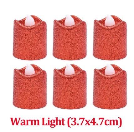 Actie led minikaarsje rood glitter  per stuk! mooi klein, Hobby en Vrije tijd, Knutselen, Nieuw, Ophalen of Verzenden