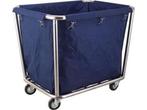 HENDI Wasgoed trolley - stalen frame - afneembare waszak - 4, Verzenden, Zo goed als nieuw