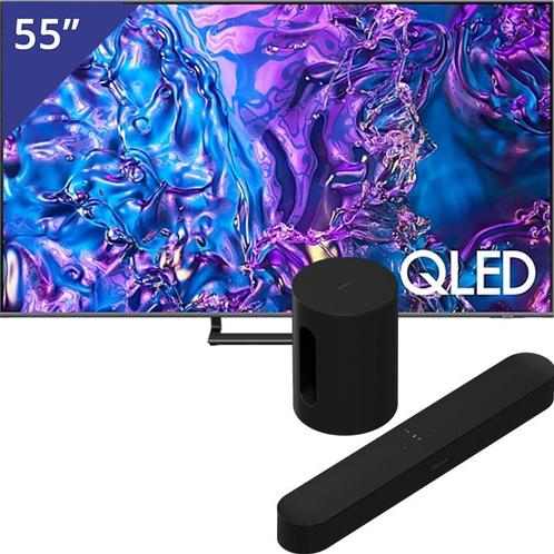 Samsung 55 inch TV + Sonos Beam + Sub mini, Audio, Tv en Foto, Soundbars
