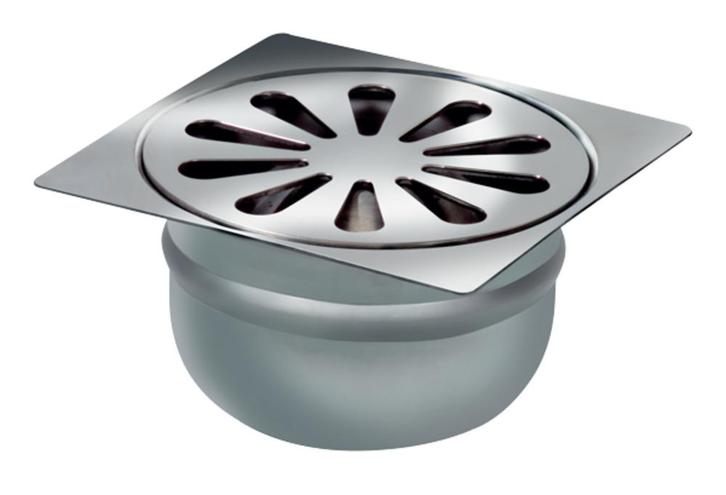 Afvoer Put | RVS | 100 x 100 mm | 18 l/min HorecaTraders, Zakelijke goederen, Horeca | Meubilair en Inrichting, Verzenden