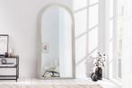 Design Wandspiegel ART DECO 160cm wit - 45940, Huis en Inrichting, Woonaccessoires | Spiegels, Ophalen of Verzenden, Nieuw