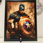 Lego Minifiguur - Art - Captain America, Nieuw