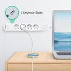 Stekkerdoos met USB - Verlengsnoer - Verlengkabel - 5M - Wit, Verzenden, Zo goed als nieuw