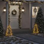 vidaXL Kerstverlichting kerstboom met grondpinnen 80 LEDs, Diversen, Kerst, Verzenden, Nieuw