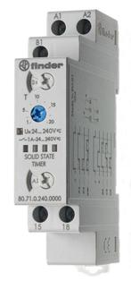 Finder 80.71 Multifunctionele Timer Relais SSR 24-240V AC/DC, Verzenden, Nieuw, Overige typen