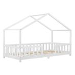 Kinderbed Treviolo met uitvalbeveiliging 90x200 cm wit mat, Verzenden, Nieuw