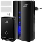 Malatec Draadloze Deurbel Zwart - Aanpasbaar en Weerbeste..., Ophalen of Verzenden, Nieuw