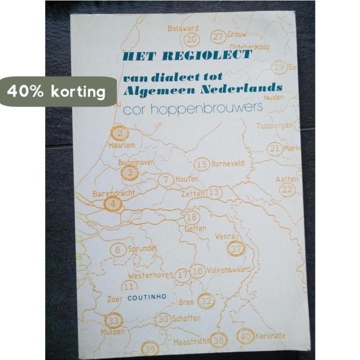 Het regiolect 9789062838066 C. Hoppenbrouwers, Boeken, Overige Boeken, Gelezen, Verzenden