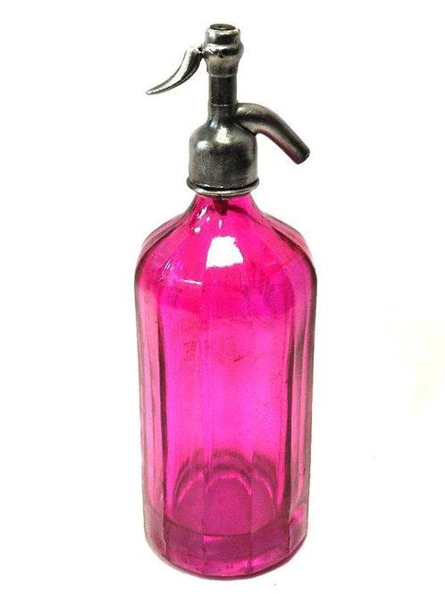 Fles - Roze sifon uit de Elche-collectie, Antiek en Kunst, Kunst | Designobjecten
