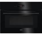 €799 AEG KMF768080B oven met magnetron inbouw zwart, Witgoed en Apparatuur, Ovens, Ophalen of Verzenden, Nieuw