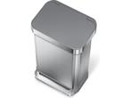 Simplehuman - Prullenbak Liner Pocket met Kunststof Deksel, Verzenden, Zo goed als nieuw