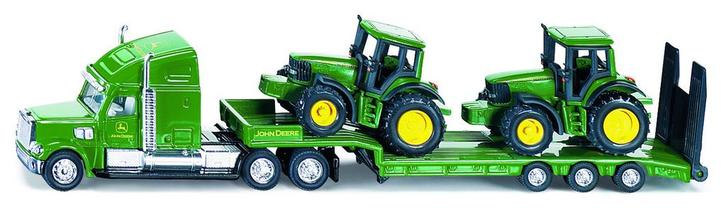 Siku dieplader met John Deere tractoren 1:87, Kinderen en Baby's, Speelgoed | Overig, Nieuw, Ophalen of Verzenden