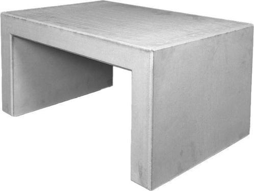 Betonnen Bijzettafel | Betonbankje, Tuin en Terras, Tuintafels, Rechthoekig, Nieuw, Overige materialen, Verzenden