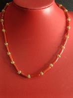 Koraal - Zilver - Halsketting - Koraal ketting, Nieuw