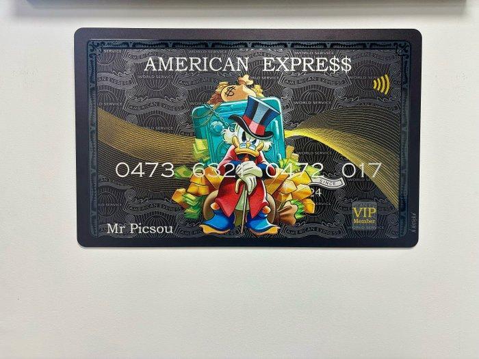 N.Nathan - Amex Mr.Picsou, Antiek en Kunst, Kunst | Schilderijen | Modern