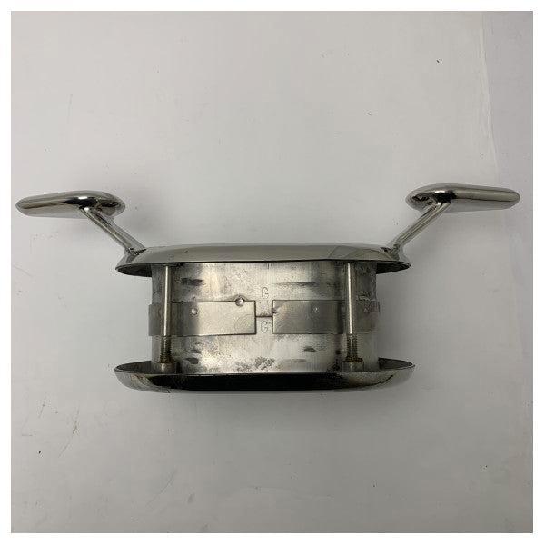 Bieden: SCM Stainless Steel Oval Flower Marine Handle cleat, Watersport en Boten, Overige Watersport en Boten, Nieuw, Ophalen of Verzenden