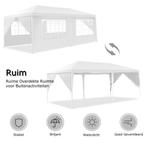 2dekans | Coast Tuinpaviljoen - 600x300x250 cm - Wit, Caravans en Kamperen, Voortenten en Luifels, Ophalen of Verzenden, Zo goed als nieuw