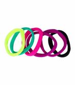 Haarelastieken Endless Armband Roze Groen Geel, Verzenden, Nieuw