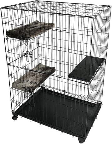 Duvo+ Topline kattenbench 2 deuren L - 107x71x149cm beschikbaar voor biedingen