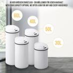 Jago- Vuilnisbak / Afvalbak met sensor - 50L - RVS - waterdi, Verzenden, Nieuw