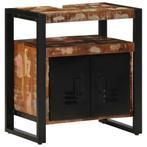 vidaXL Badkamerkast 38x33x160 cm massief recycled hout, Huis en Inrichting, Badkamer | Badkamermeubels, Verzenden, Nieuw, 150 tot 200 cm