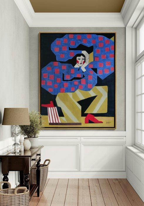 Vanity Far - The Unknown Addend - XXL, Antiek en Kunst, Kunst | Schilderijen | Modern