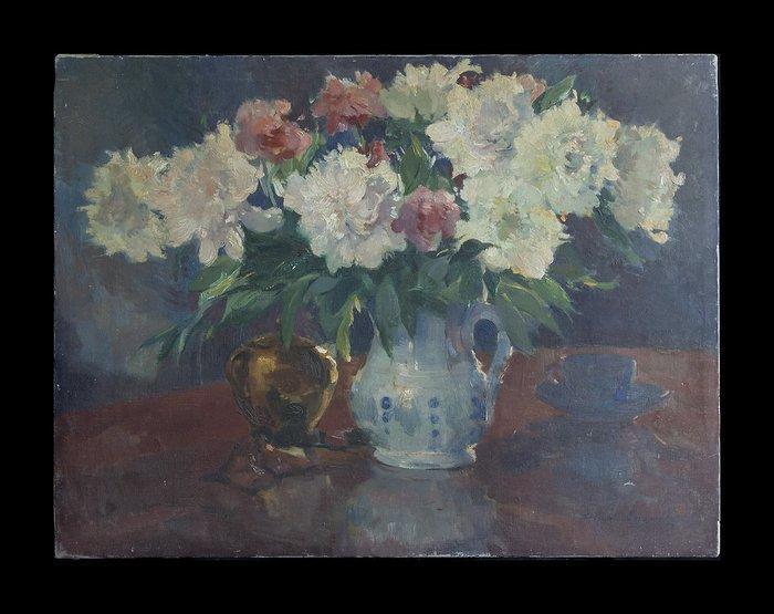 Charles Swijncop (1895-1970) Charles SWYNCOP - Fleurs au, Antiek en Kunst, Kunst | Schilderijen | Klassiek