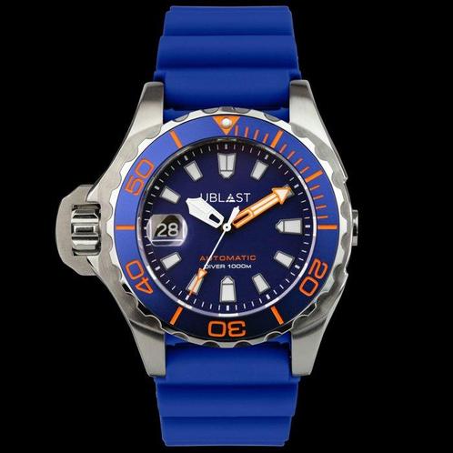 Ublast - Reverse Professional Diver 100 ATM - Zonder, Sieraden, Tassen en Uiterlijk, Horloges | Heren