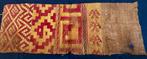 Chancay-cultuur textiel met zeevogels, rokende en