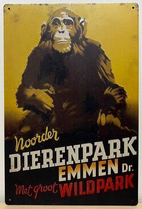 Noorder Dierenpark reclamebord, Verzamelen, Merken en Reclamevoorwerpen, Nieuw, Ophalen of Verzenden
