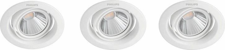 Philips Pomeron inbouwspot - 3-lichts - 7W, Huis en Inrichting, Lampen | Spots, Zo goed als nieuw, Ophalen of Verzenden