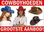 Cowboyhoed Cowboy Hoed Western Hoeden Dames Heren Kind, Nieuw, Ophalen of Verzenden