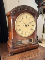 Tafel/bureauklokken - - Mahonie - 1850-1900, Antiek en Kunst, Antiek | Klokken