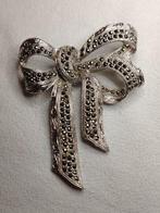 Zilver - Broche - Ag925, pave marcasite, Antiek en Kunst