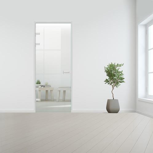 Glazen binnendeur XL voor opdek kozijn aluminium beslag-Link, Doe-het-zelf en Verbouw, Deuren en Horren, Nieuw, Ophalen of Verzenden