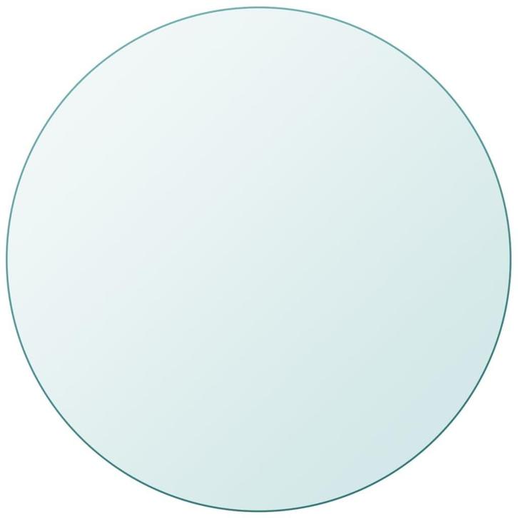 vidaXL Tafelblad van gehard glas 700 mm rond, Huis en Inrichting, Tafels | Eettafels, Nieuw, Verzenden