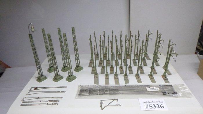 Märklin H0 - 7009/7018/7021/7022/7023/7046 - Bovenleiding, Hobby en Vrije tijd, Modeltreinen | H0