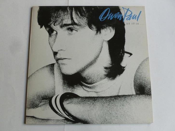 Owen Paul - As it is... (LP), Cd's en Dvd's, Vinyl | Pop, Zo goed als nieuw, Verzenden