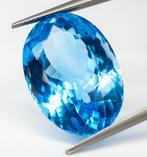 Zonder Minimumprijs Topaas - 35.47 ct - Antwerp Laboratory, Sieraden, Tassen en Uiterlijk, Edelstenen, Nieuw