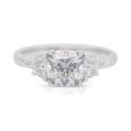 Ring - 18 karaat Witgoud - 2.00ct. tw. Diamant (Natuurlijk), Nieuw