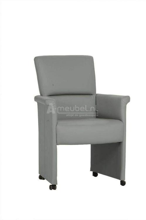 Eetkamerstoel Yfke - eetkamerstoelen - Zilver, Huis en Inrichting, Stoelen, Nieuw, Stof